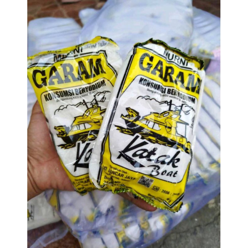 

Garam Dapur Murni Beryodium Cap Katak 200gr / GARAM CAP KATAK