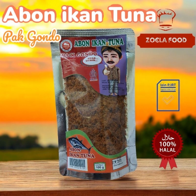 

Abon ikan Tuna 100gr Pak GONDO