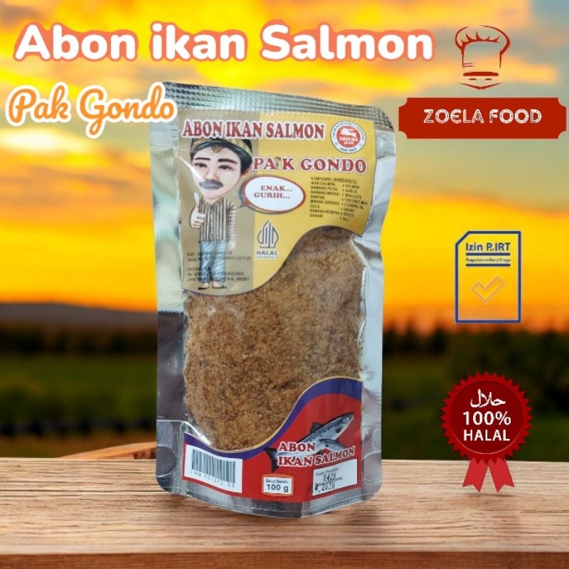 

Abon ikan Salmon 100gr Pak GONDO