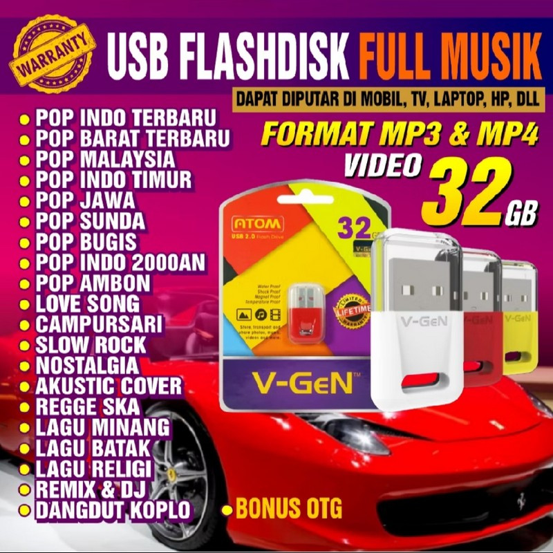 Lotto Heartss - FLASH DISK LAGU AUDIO VIDEO LENGKAP BONUS OTG DAN HOLDER