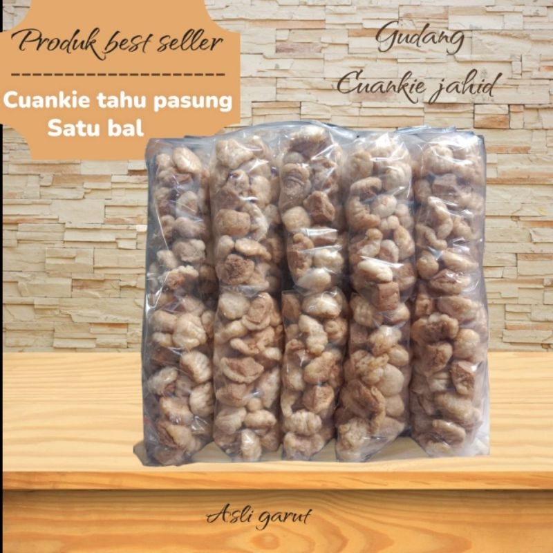 

Cuanki tahu pasung 1 Bal isi 10 pak, satu paknya isi 50pcs