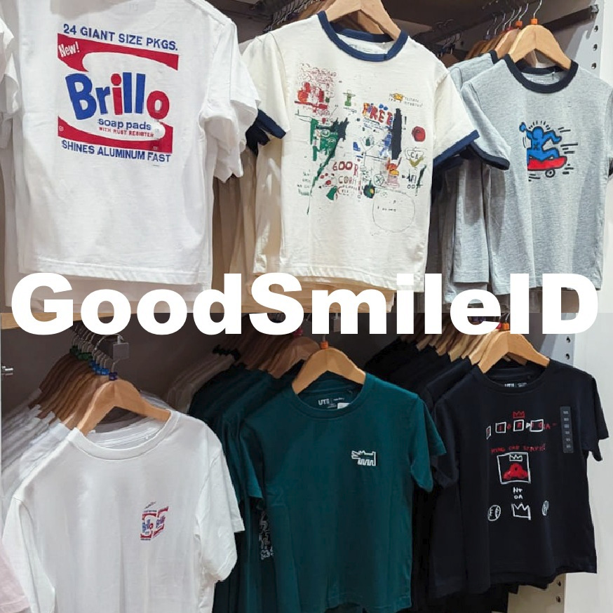 NEW KIDS UT x NY Pop Art / Keith Haring / Jean Michel Basquiat / Andy Warhol T-Shirt Lengan Pendek K