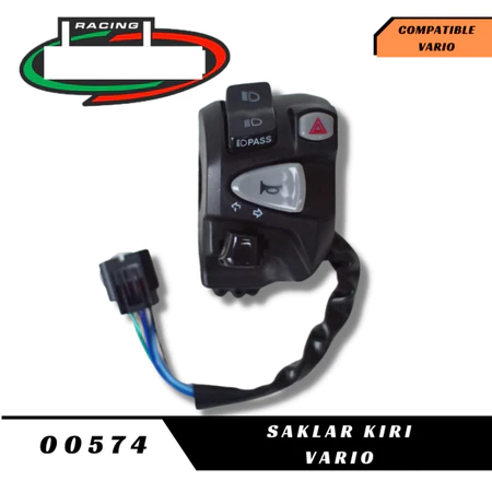 Saklar Kiri Vario 125 150 New+Hazard SAKLAR HOLDER VARIO 125 150 NEW PLUS HAZARD PNP saklar vario 12