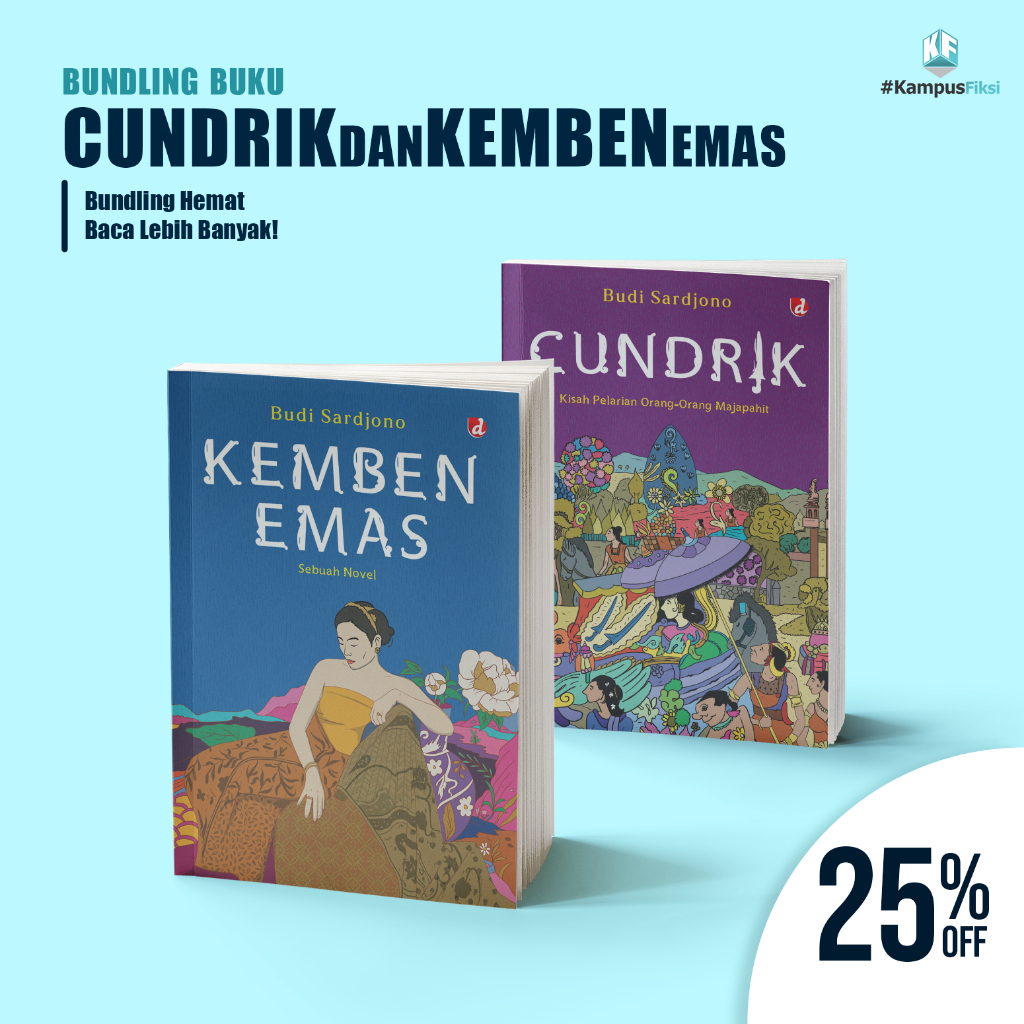 KampusFiksi - Bundling Buku Bayang-Bayang Pusaka Jawa; Cundrik & Kemben Emas - Budi Sardjono