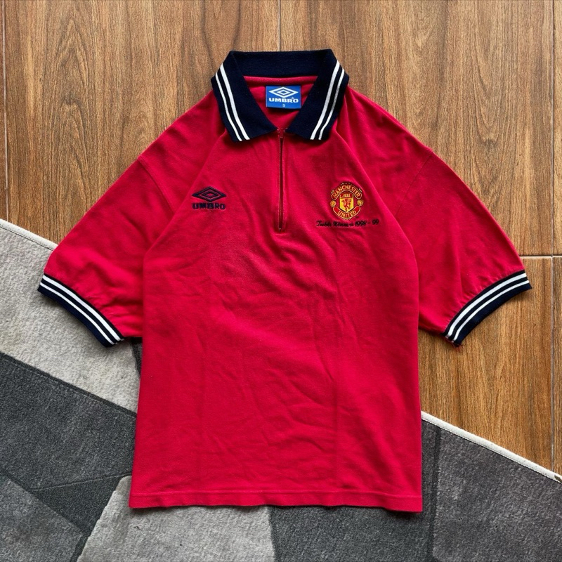 Poloshirt Manchester united trible winner 1998-99