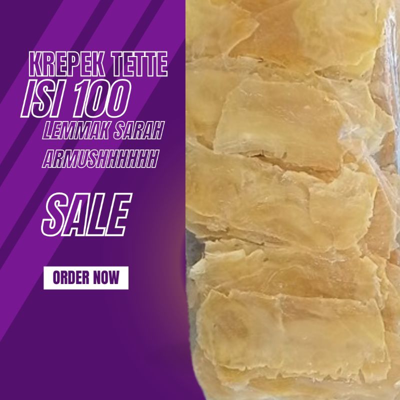 

KRIPIK SINGKONG/TETTE SEDDE' KHAS MADURA