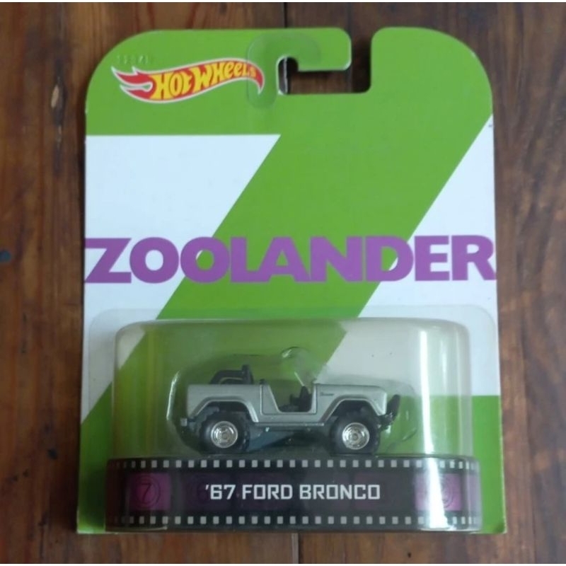 hot wheels 67 ford bronco zoolander premium (t)