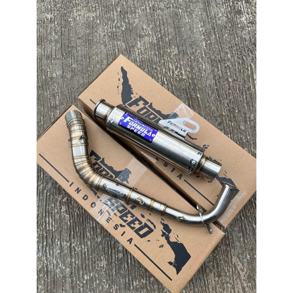 Knalpot Racing Non Samlong Titan F01 Series Original Formula Speed Pnp Beat Vario Aerox Nmax Mio Dll