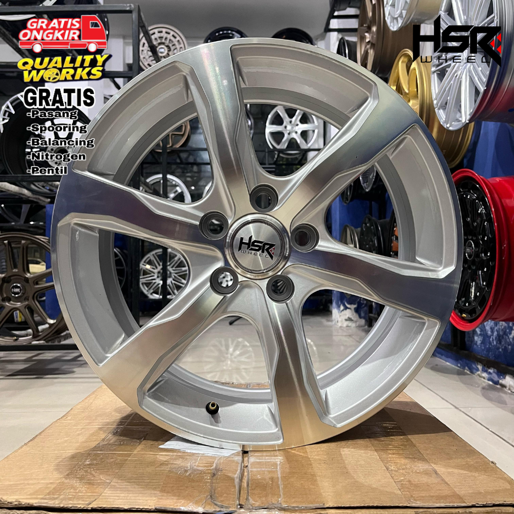 VELG RACING MOBIL HONDA BRV RING 17 LEBAR 7 VELG MODIFIKASI HSR TULEHU