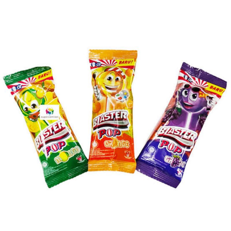 

1 BAG BLASTER POP ORANGE | MANGGA | ANGGUR NETTO 36 PCS