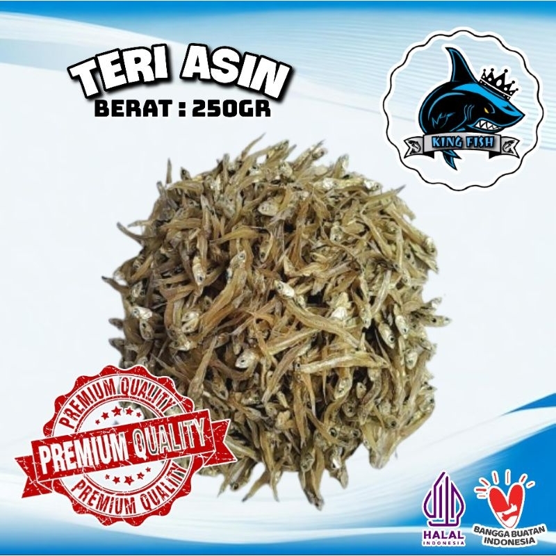 

250GR TERI ASIN KERING MURAH BERKUALITAS