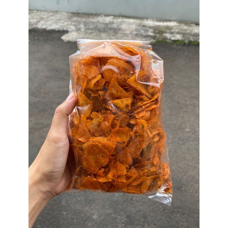 

kripset sultan rasa daun jeruk pedas
