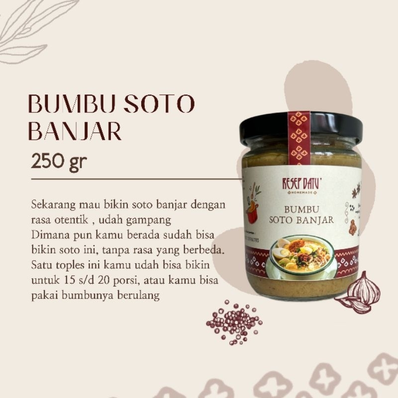 

Bumbu soto banjar 250 gr by ResepDatu'