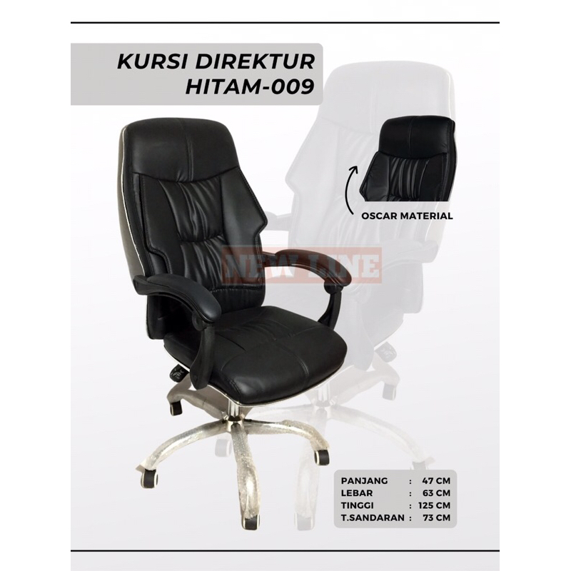 Kursi Direksi 009, Kursi kantor, Kursi Putar, Kursi live, Kursi empuk