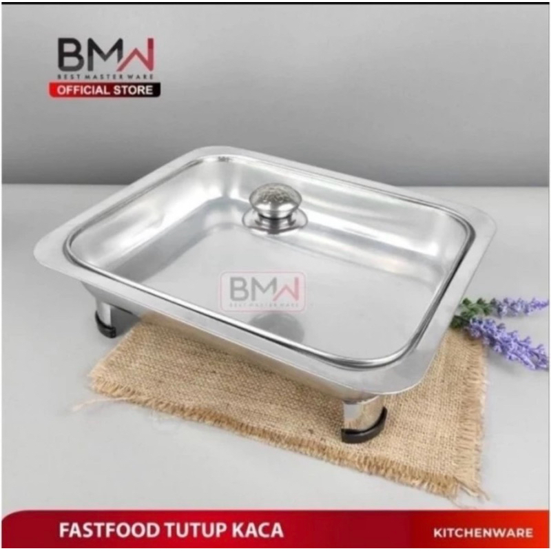 wadah saji / wadah makanan BMW / homelux ( tutup kaca / tutup kombinasi )