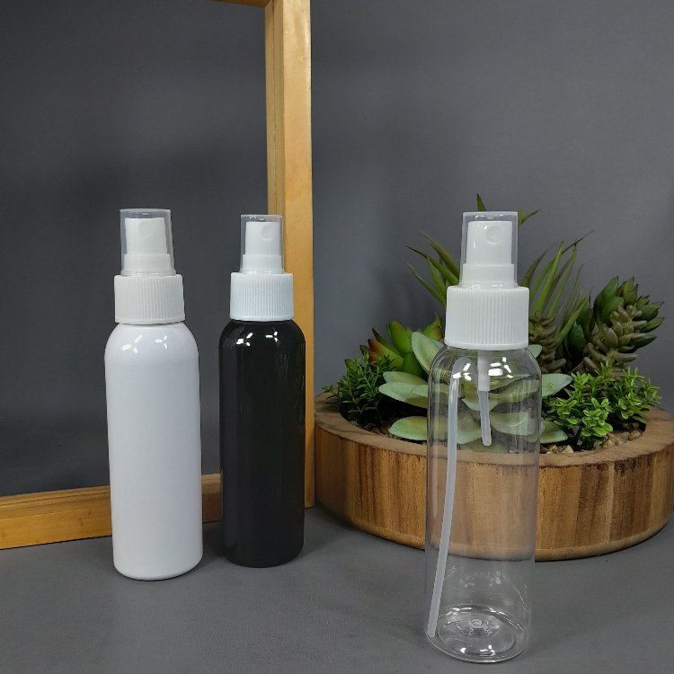 Botol Spray 100 ML / Botol Pet 100 ML Variant Warna - Tutup Spray Putih / Botol Spray Kosong 100 ML