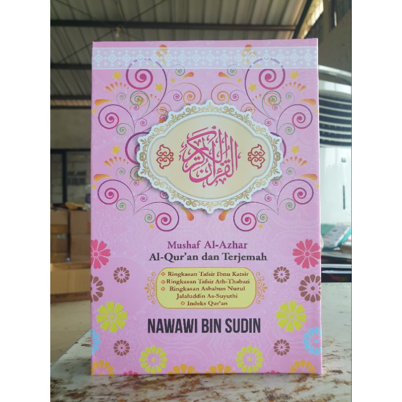 Alquran Custom Terjemah A5 Bisa request Nama dan Foto