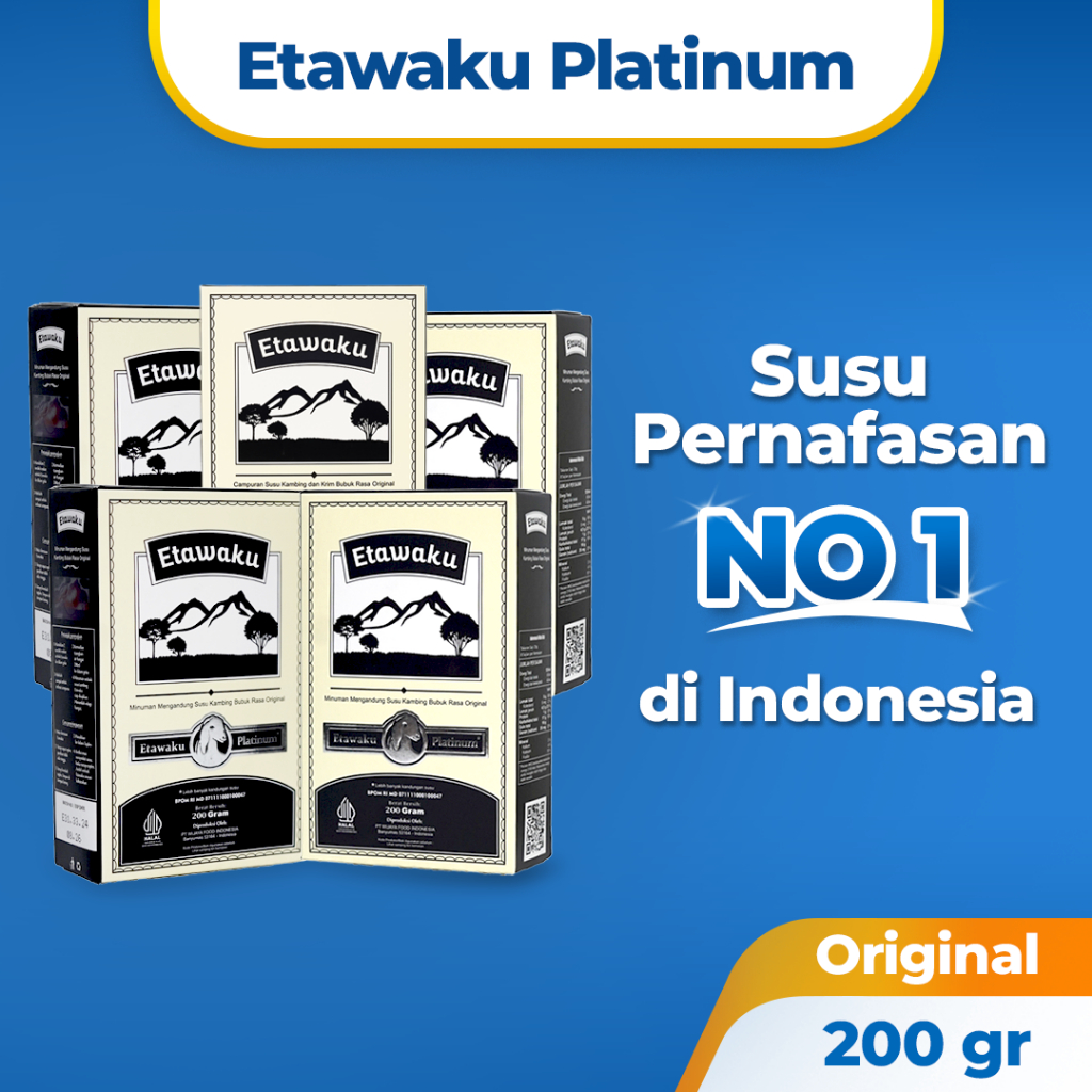 

Etawaku Platinum Paket 5 Box Susu Kambing Etawa Terbukti Sembuhkan Permasalahan Asma
