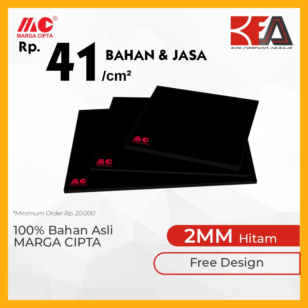 Akrilik Custom 2MM Hitam, Custom Acrylic, Custom Laser Cutting, Jasa Potong Akrilik