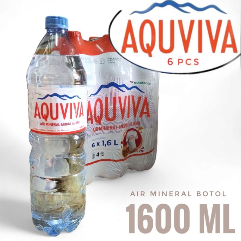 

Aquviva botol 1600ml isi 6 khusus kurir instan malang