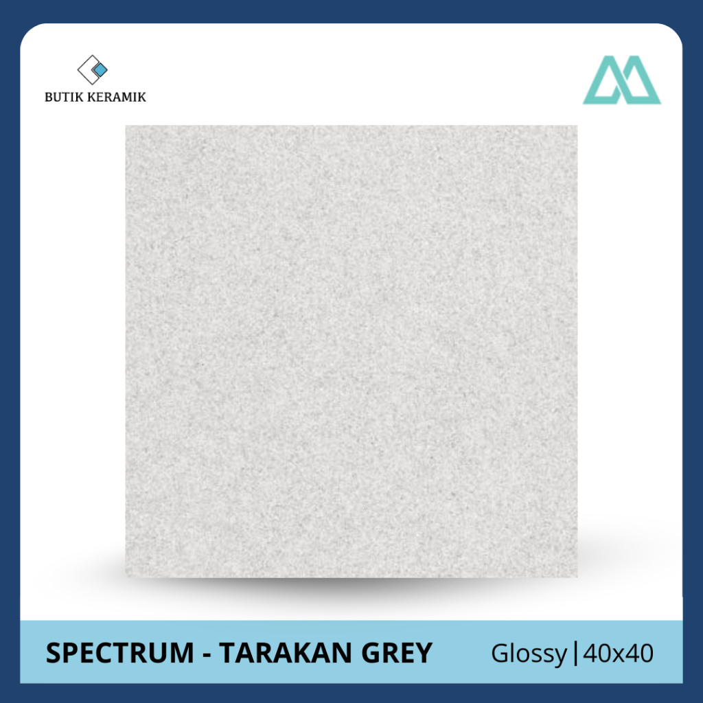 Keramik 40x40 Glossy | Spectrum | Tarakan Series | Glossy | Grade A / KW 1 | Keramik Lantai I Kerami