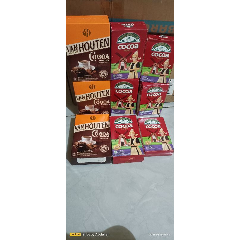 

bubuk coklat vanhouten dan windmolen