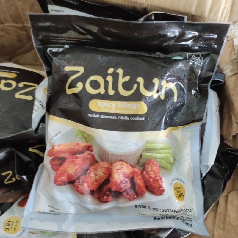 

zaitun spicy wing 500gr frozen food