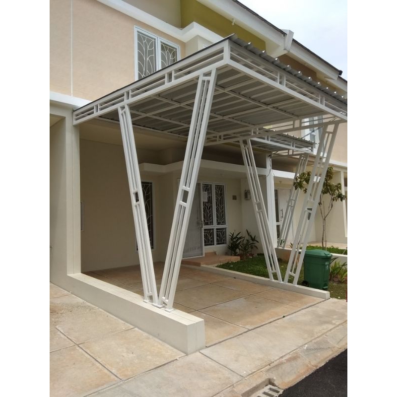 kanopi besi holo minimalis