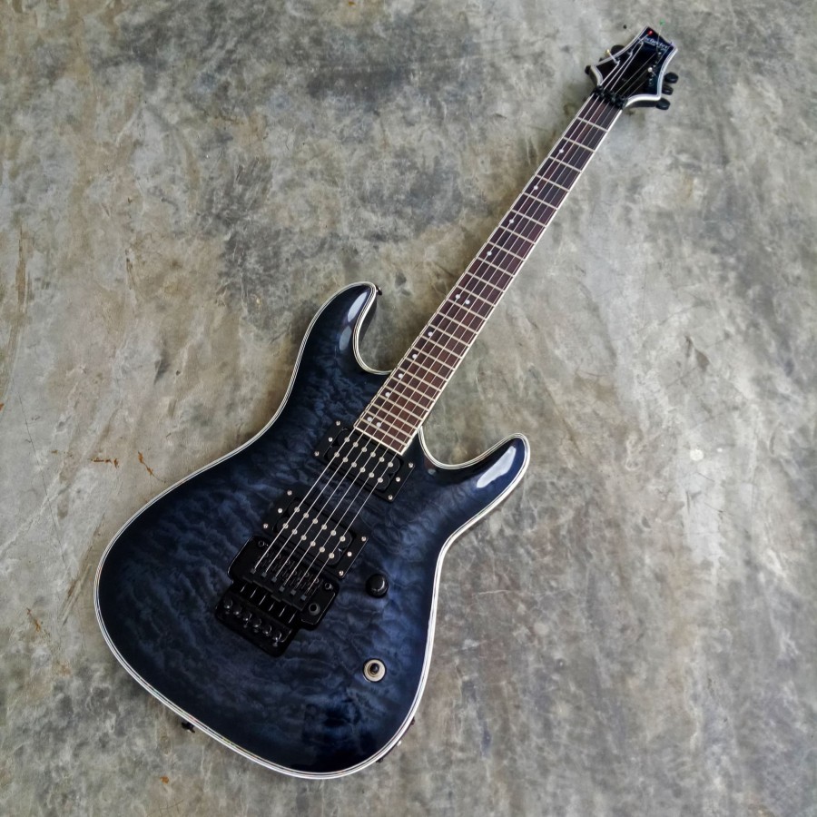 Gitar Elektrik Schecter Omen 6 Custom Quilt Blackburst