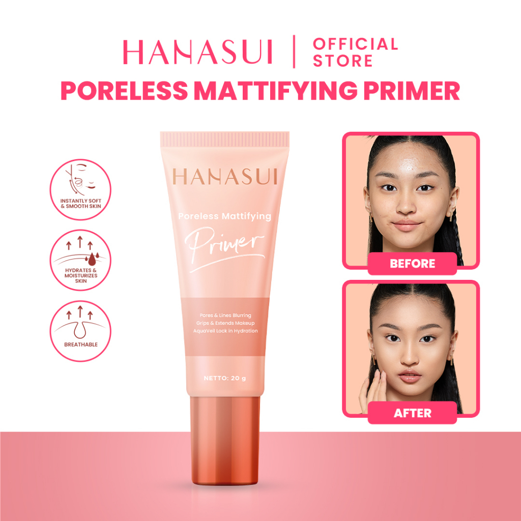 HANASUI Poreless Mattifying Primer 20gr / Primer Hanasui