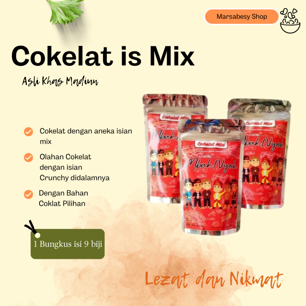 

NEW Cokelat is Mix Mbak Nyok Kue Coklat Kekinian MURAH BERKUALITAS
