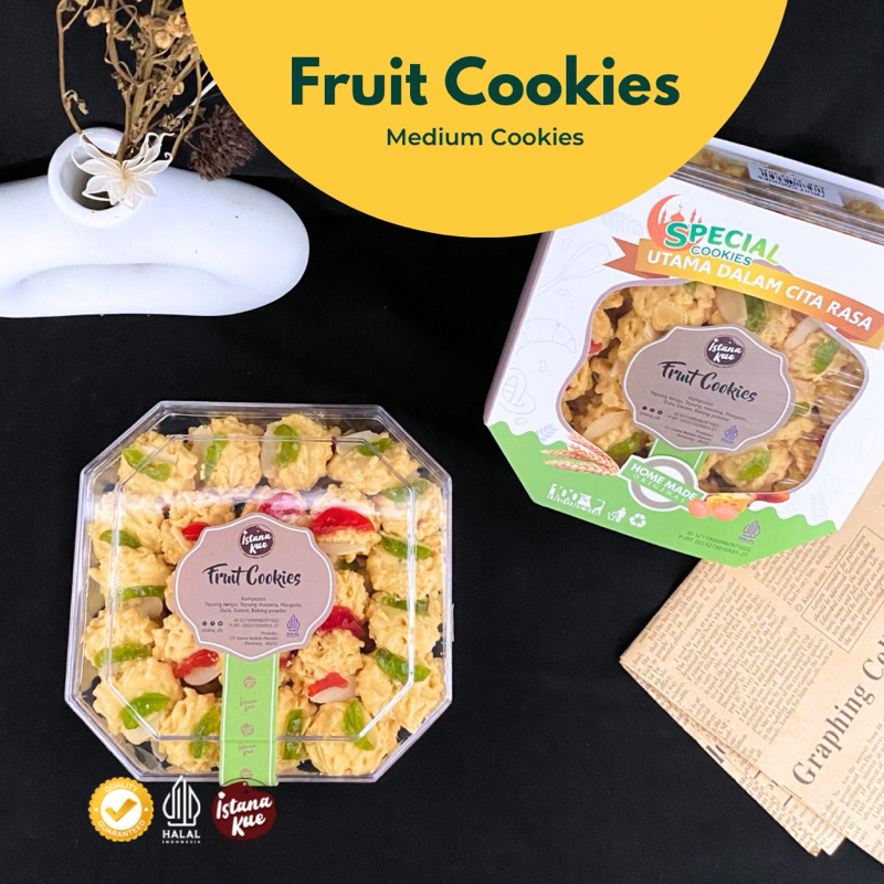 

Kue Kering Istana FRUIT COOKIES Medium Cookies Stoples Segi 8