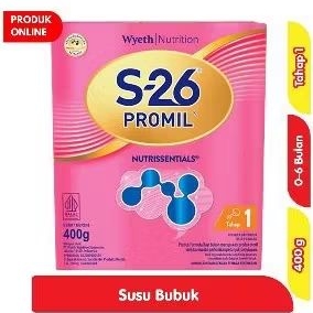 S-26 PROCAL TAHAP 1 SUSU BUBUK FORMULA BAYI 0 - 6 BULAN 400 GRAM