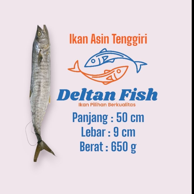 

Ikan asin Tenggiri deltan fish (setiap ukuran dan berat berbeda-beda maka itu stock nya sikit) ikanasin tenggiri berkualitas , segar, tanpa pengawet, tanpa pewarna