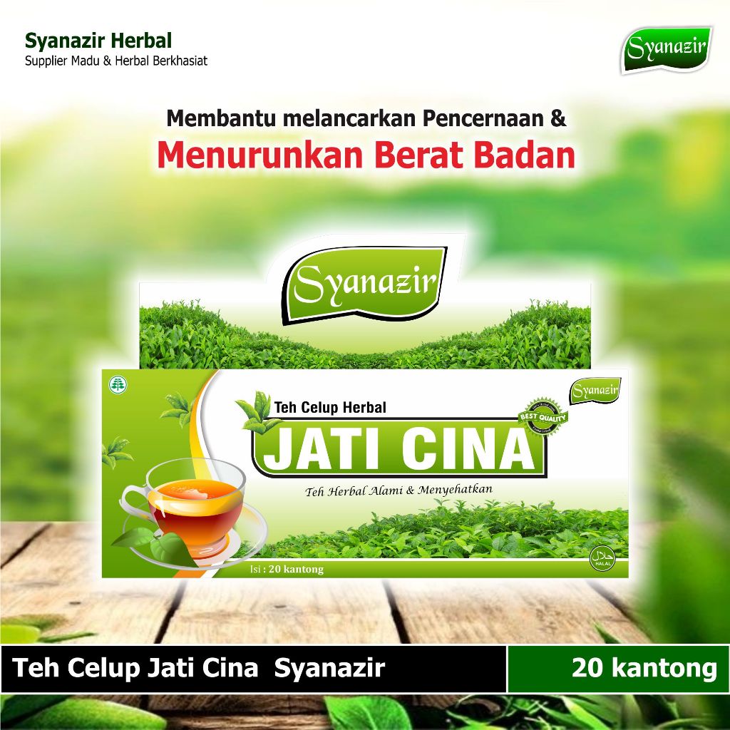 

Teh Celup Jati Cina Syanazir 20 kantong - Membantu Menurunkan Berat Badan