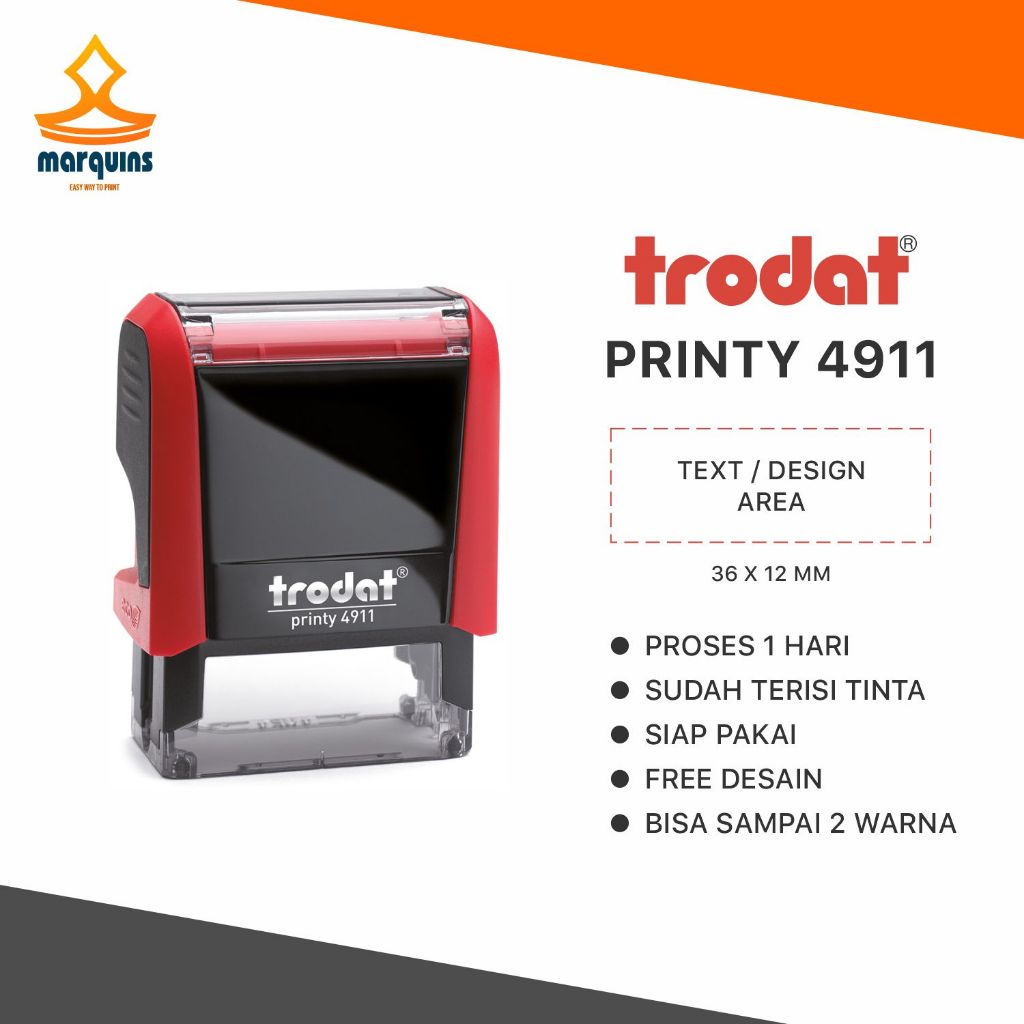 

Stempel Otomatis Trodat 4911 | Stempel Nama/Alamat | Stempel Cocok Untuk Usaha | Kualitas Premium