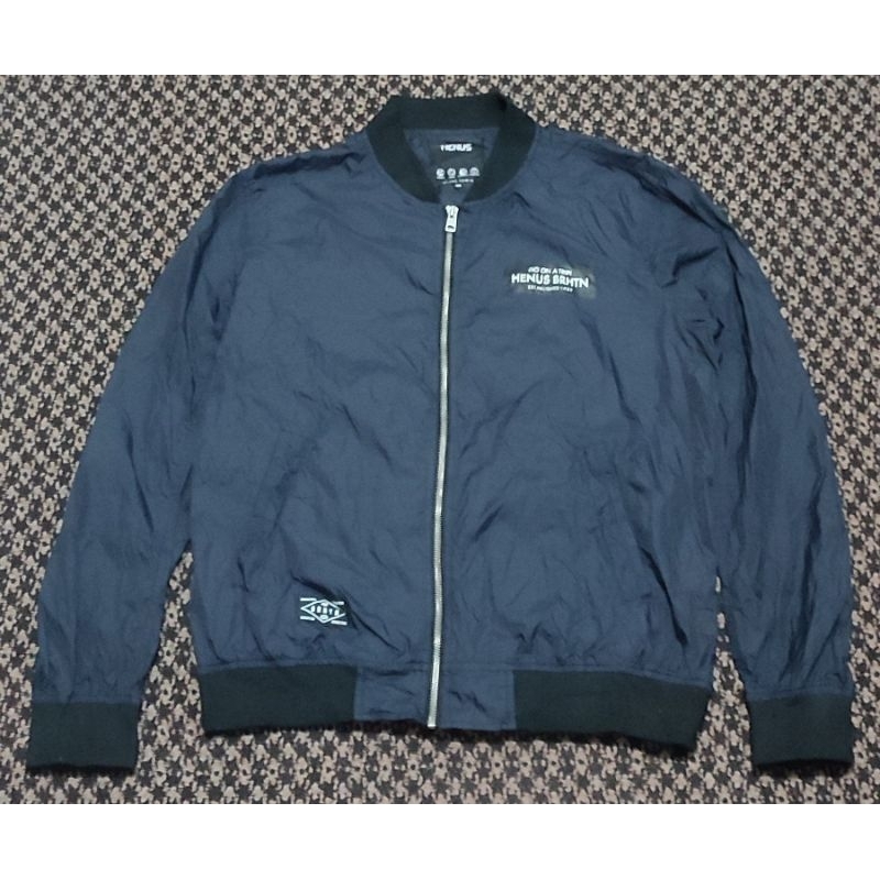 Jaket Casual Bomber Henus Edwin Navy