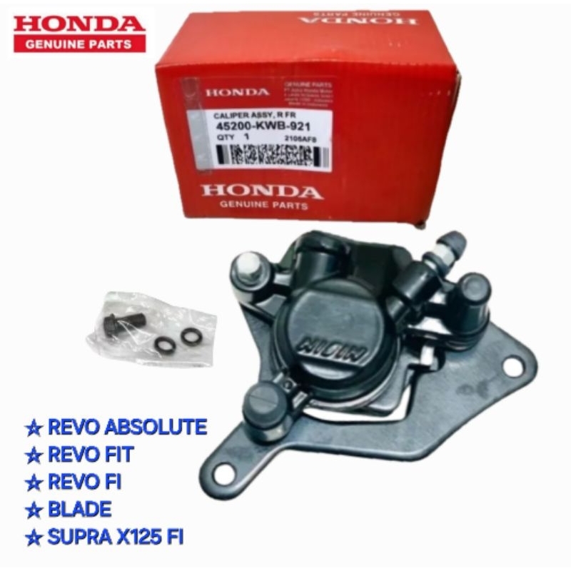 KALIPER CAKRAM DEPAN REVO ABSOLUTE REVO FIT REVO FI BLADE SUPRA X125 FI BLADE NEW ORIGINAL NISSIN HO