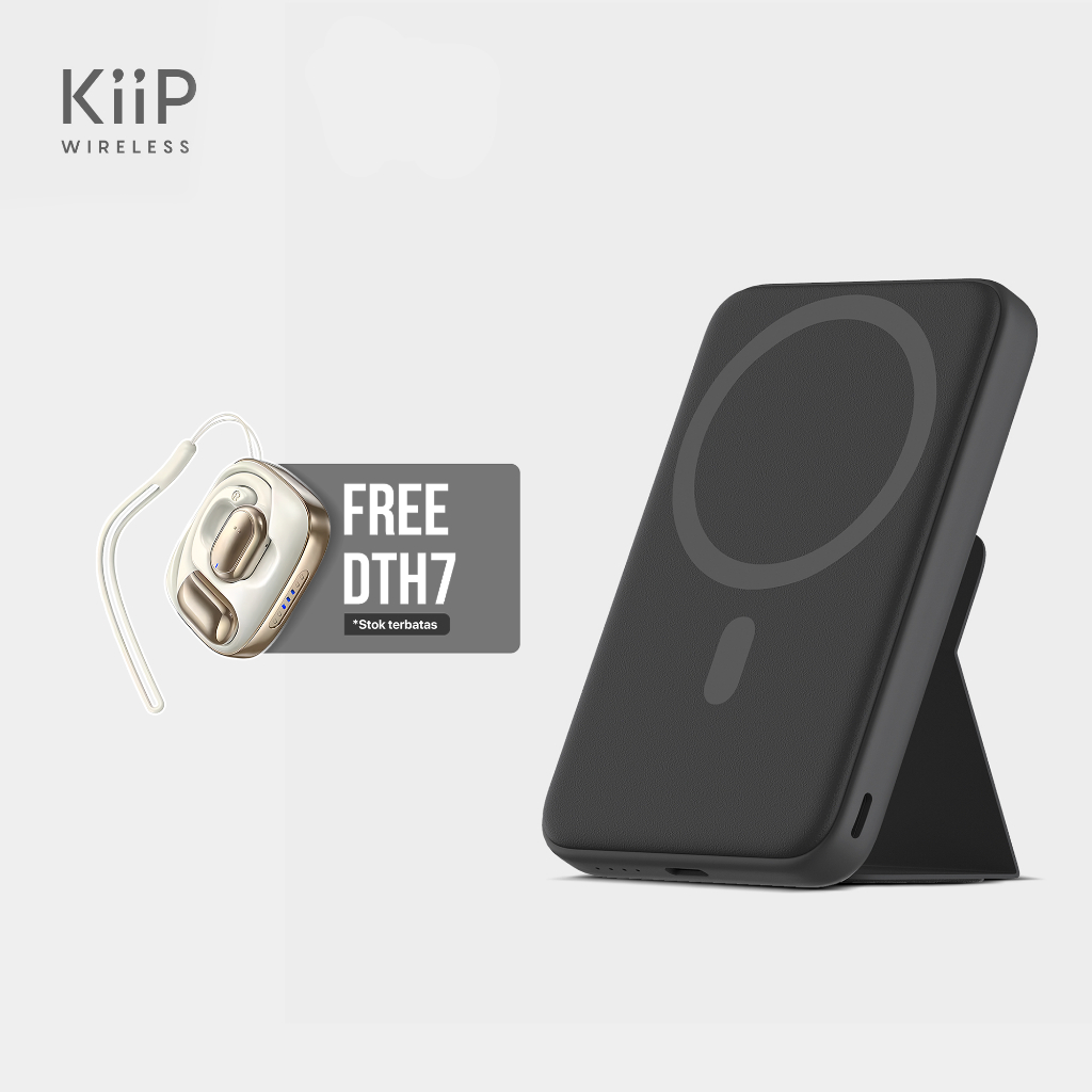 KiiP Wireless EW56 Power Bank Magnetic Magsafe Phone Holder 20W Fast Charging Type C PD