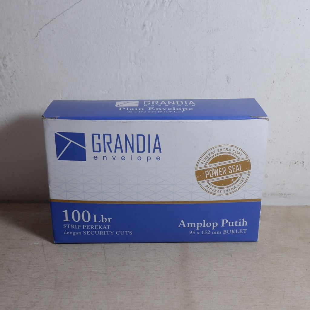 

[5 Pcs] Nerrd Paket Hemat Grosir Amplop Grandia 95 x 152 mm Murah 1 Pack Isi 5 Kotak
