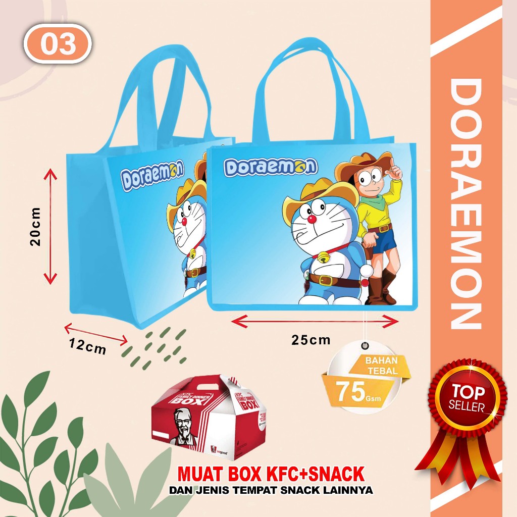 

Tas Ultah DORAEMON 03 Goodie Bag Souvenir Ulang Tahun