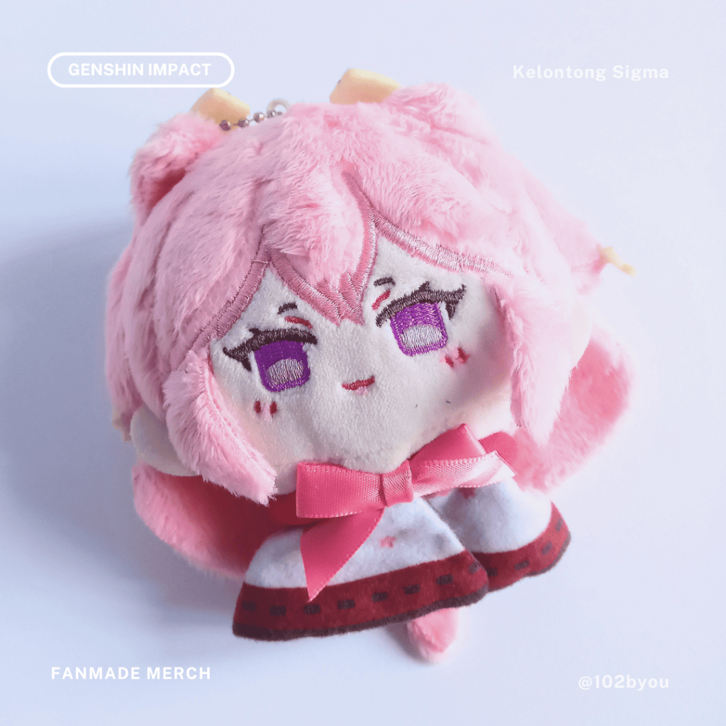 Genshin Impact Yae Miko Itadoll Anime Plush FANMADE MERCHANDISE