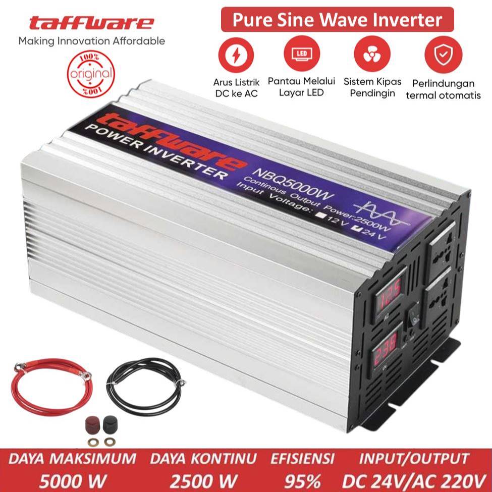 Power Inverter Pure Sine Wave DC 24V To AC 220V 5000W