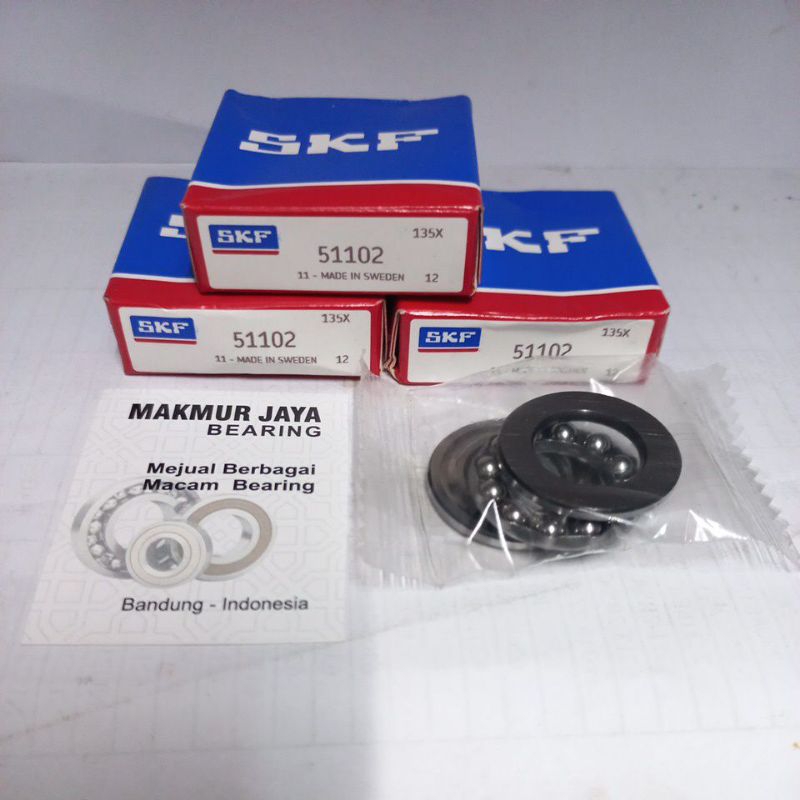 THRUST BALL BEARING 51102 SKF