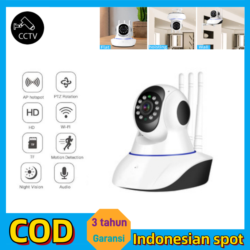 Kamera CCTV IP 1080P Kamera Pengawas CCTV Rumah Kamera CCTV Jaringan Nirkabel Kamera CCTV Dalam Ruan