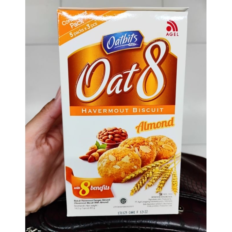 

Oatbits Oat 8 Almond/Kacang Ijo 1 Dus (5 Sachet X 28.5Gr)