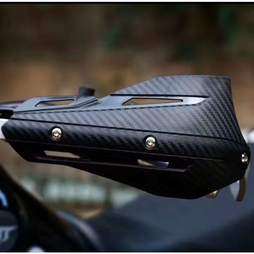 MINNAMOTO Handguard Pelindung Tangan Motor Carbon KLX, CRF, WR, 150 / 155 / 230 / 250