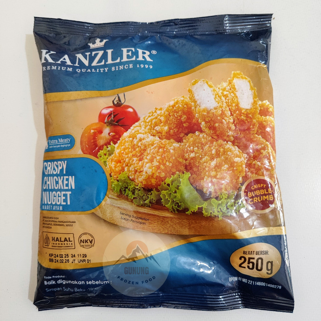 

Kanzler Crispy Chicken Nugget 250gr
