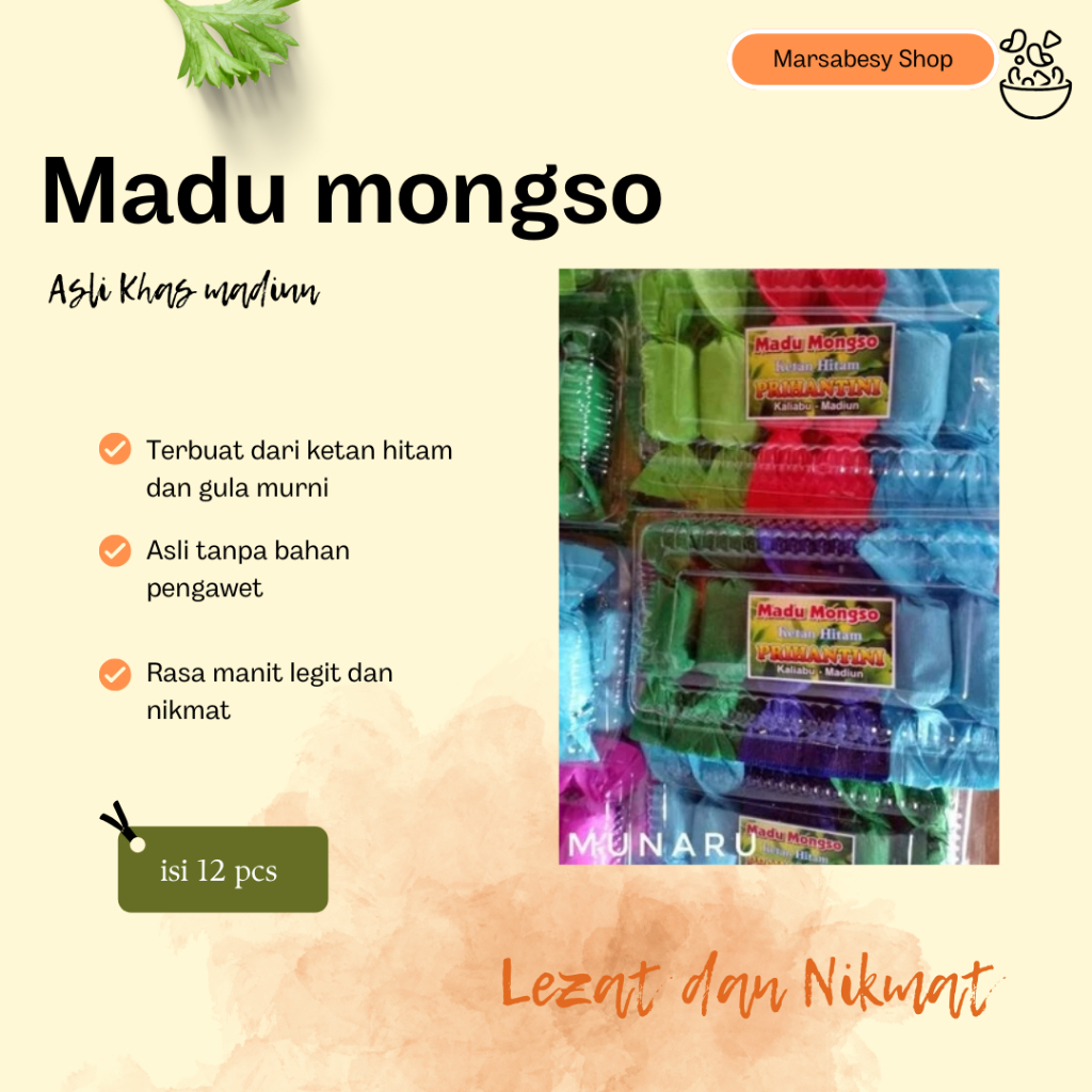 

NEW Kue Madu Mongso Jenang Ketan Hitam Legit Madumongso Khas Jawa MURAH BERKUALITAS