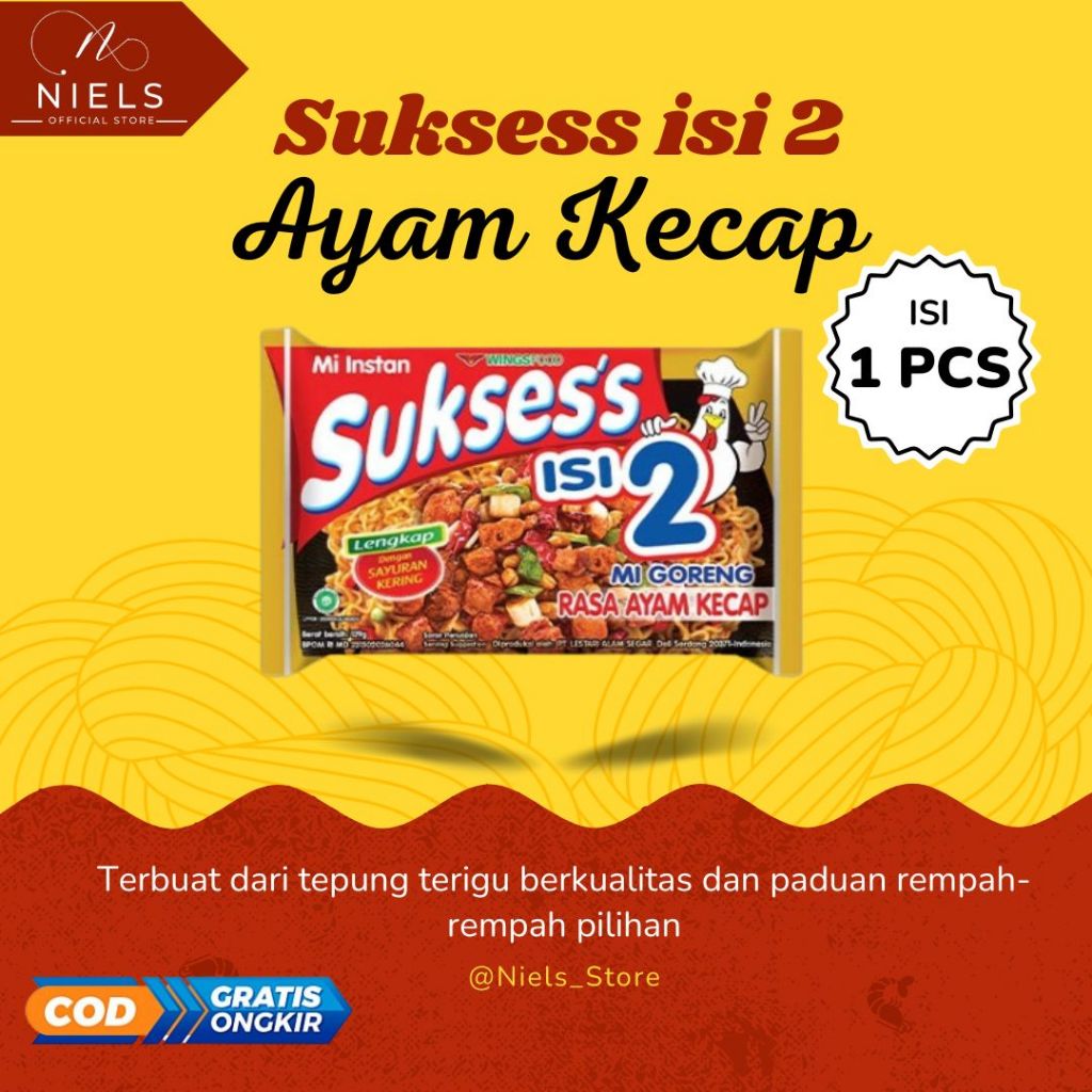 

NIELS - Sukses's isi 2 Ayam Kecap 1 pcs